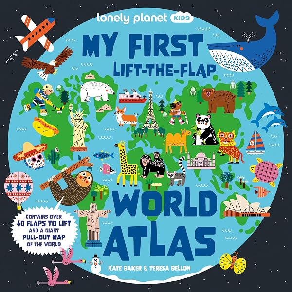 My First Lift-the-Flap World Atlas -anglais-: Lonely planet eng